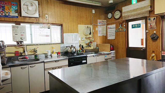 施設内キッチン